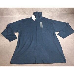 Hunt Club Extra Large Navy Long Sleeve Turtleneck XL